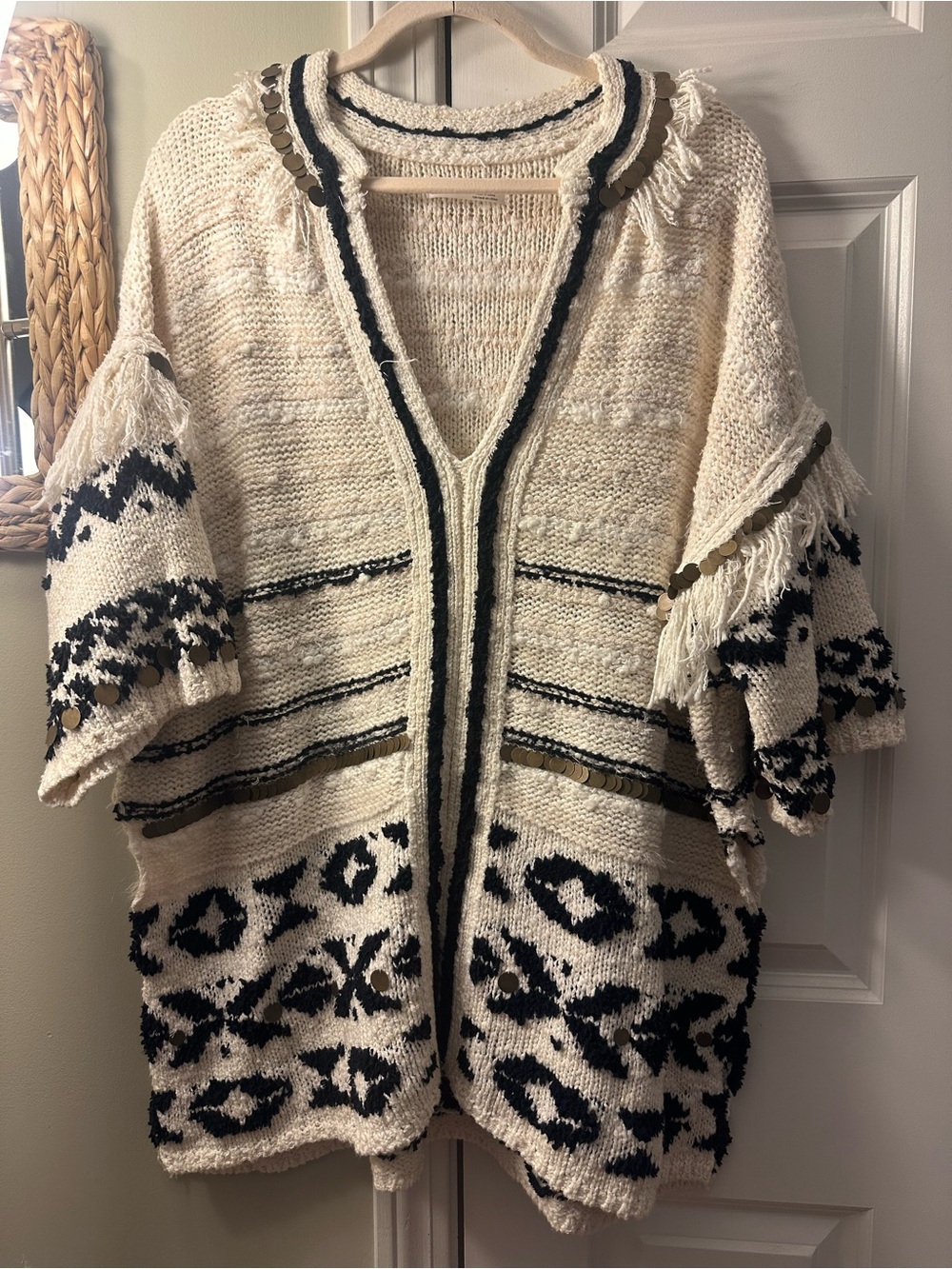 Anthropologie Poncho Sweater